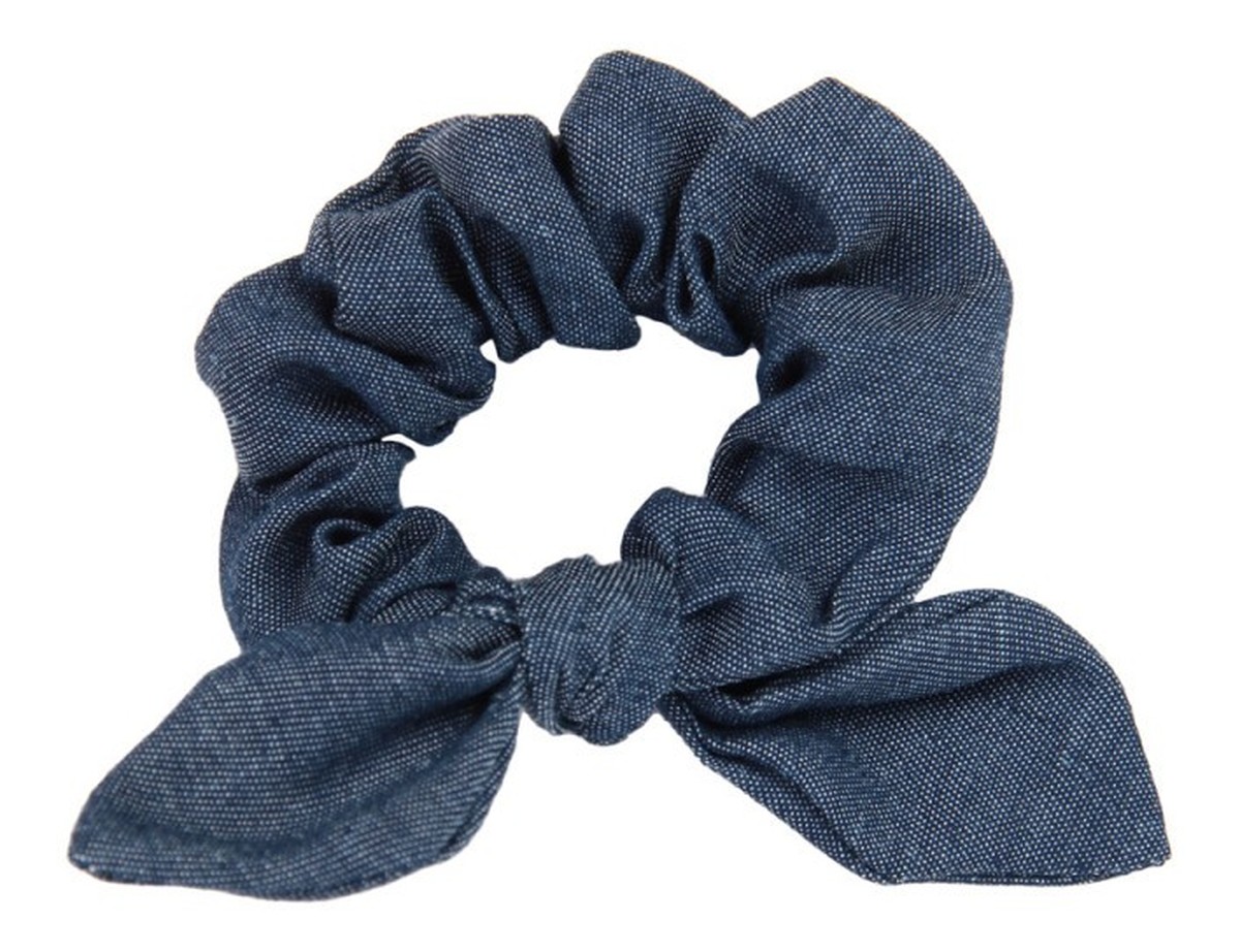 Gumka Scrunchie jeans z uszami (FA-5871) 1szt