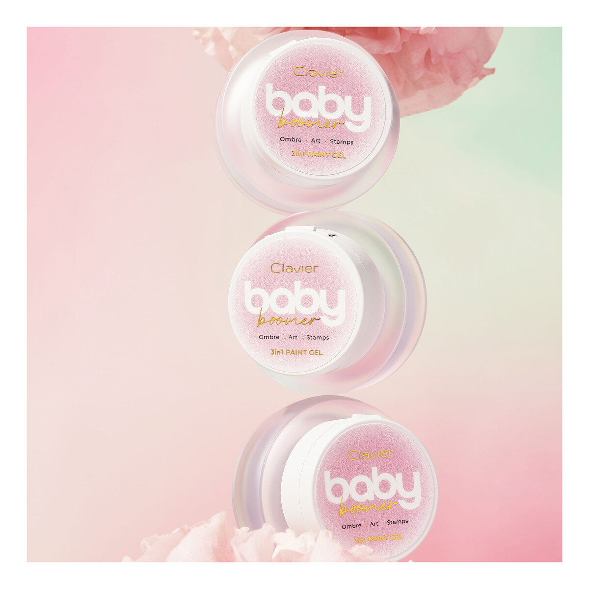 Ombre żel do paznokci 3w1