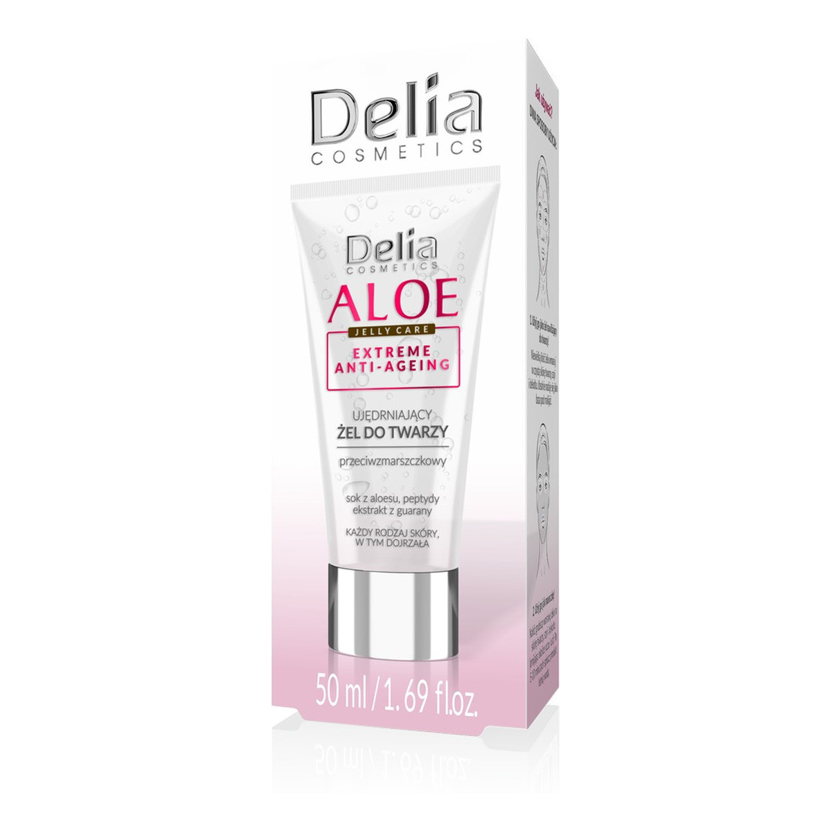 Delia Aloe Jelly Care Ujędrniający Żel do twarzy 50ml