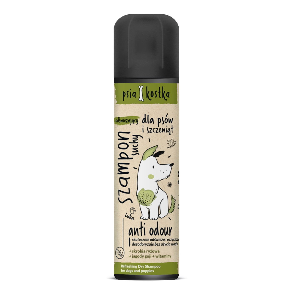 Farmona Psia Kostka Odświeżający Suchy Szampon "Luka" dla psów i szczeniąt - Anti Odour 180ml