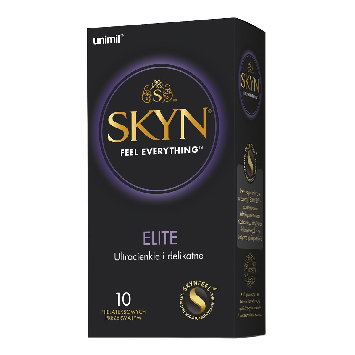 Unimil Skyn elite nielateksowe prezerwatywy 10szt