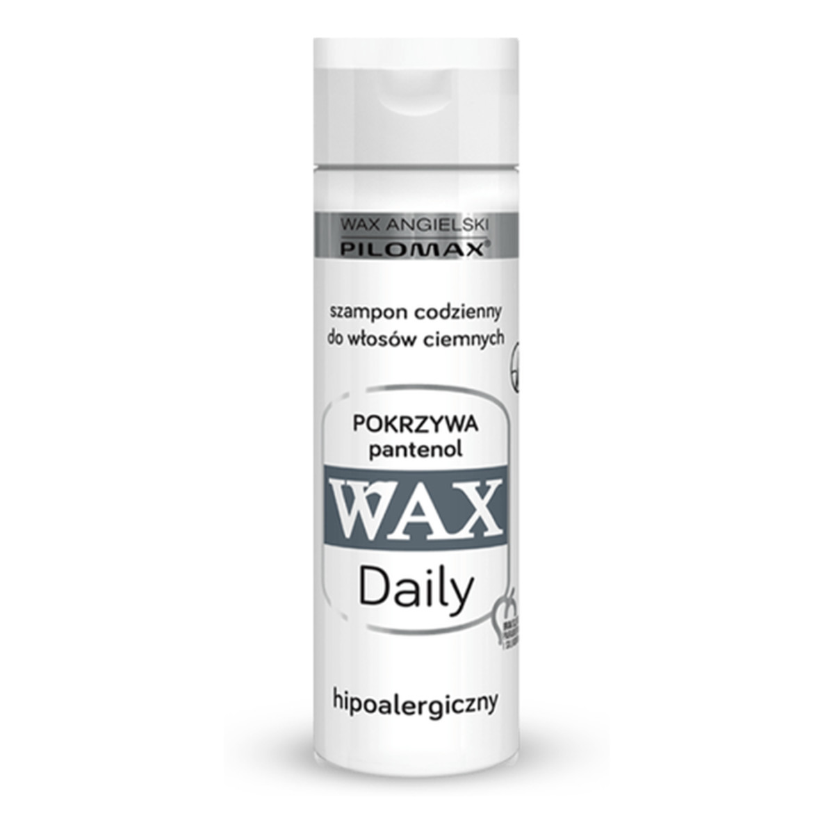 Pilomax Wax Daily Szampon Do Codziennej Pielęgnacji Włosów Ciemnych 200ml