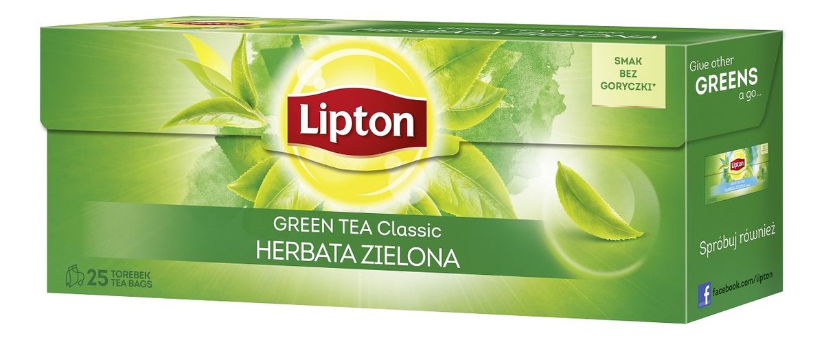 herbata zielona 25 torebek