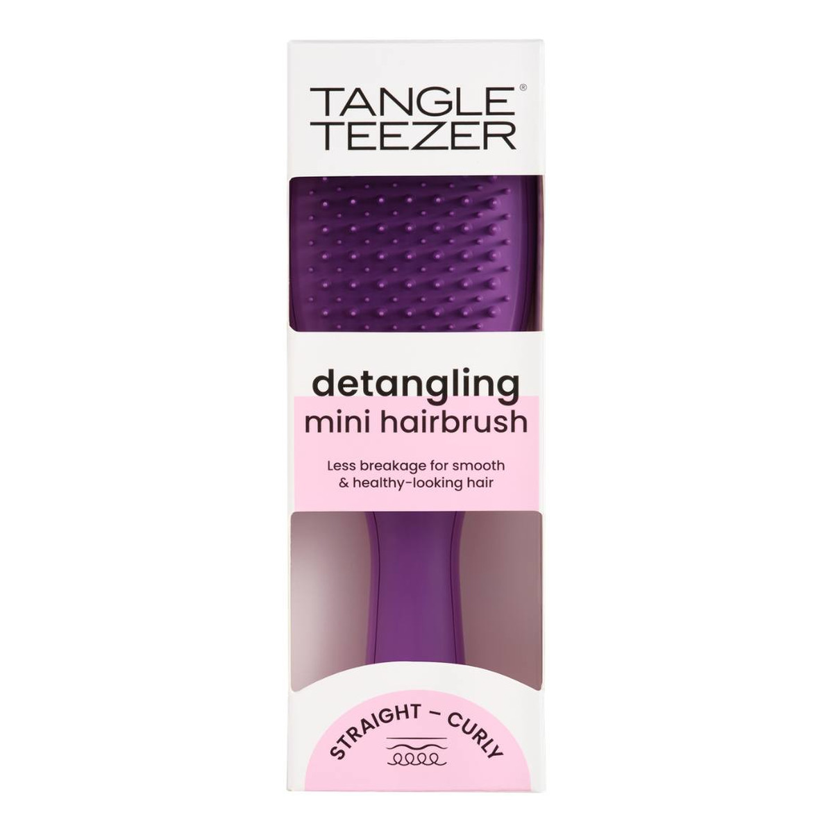 Tangle Teezer The Mini Ultimate Detangler mała szczotka do włosów Fresh Purple
