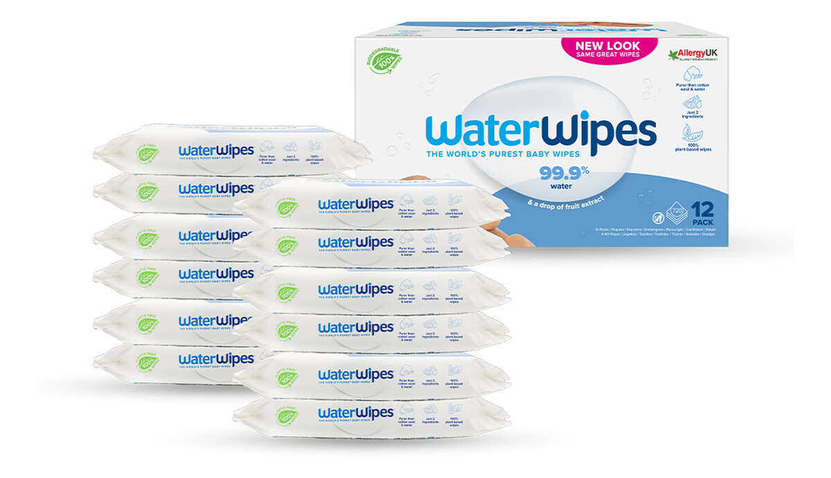 Chusteczki nawilżane dla dzieci BIO 99,9% wody i kropla ekstraktu owocowego 60 szt x 12 (720szt)