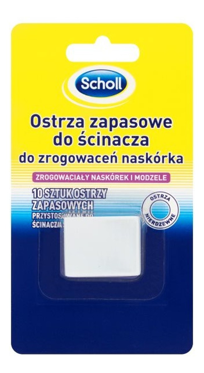 Ostrza zapasowe do ścinacza do zrogowaceń naskórka 10 sztuk