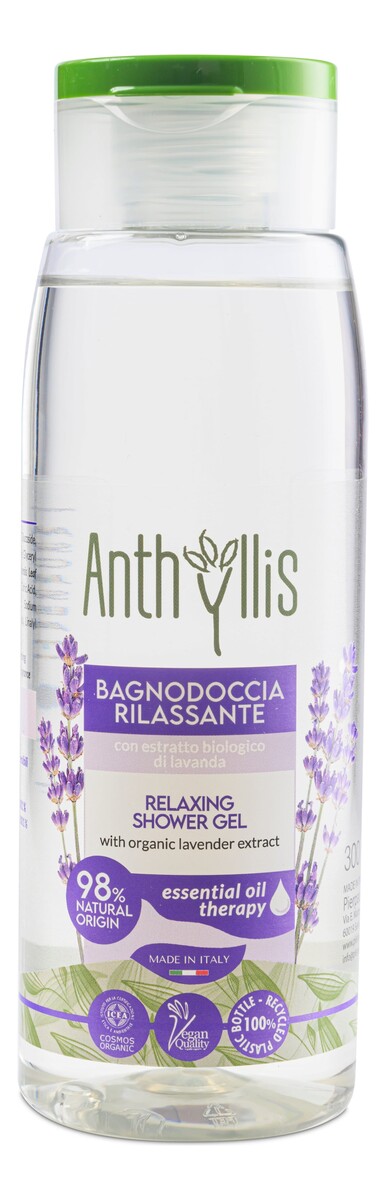 Relaksujący bio żel pod prysznic z ekstraktem z lawendy i aloesem
