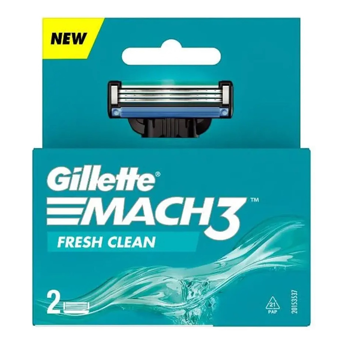Gillette Mach3 Fresh Clean Ostrza Nożyki Wkłady do maszynki 2szt.