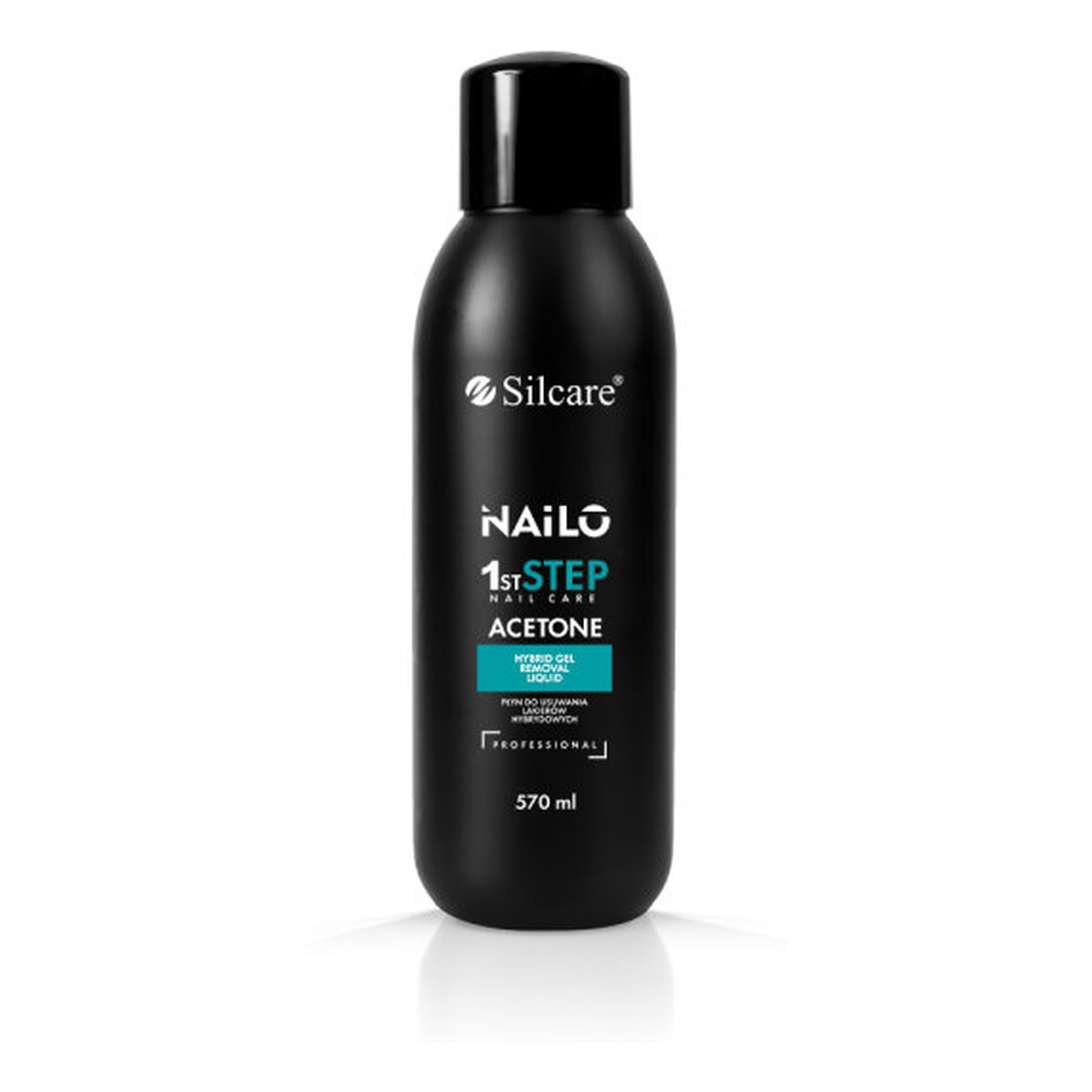 Silcare Nailo 1st Step Nail Acetone aceton do usuwania lakierów hybrydowych 570ml