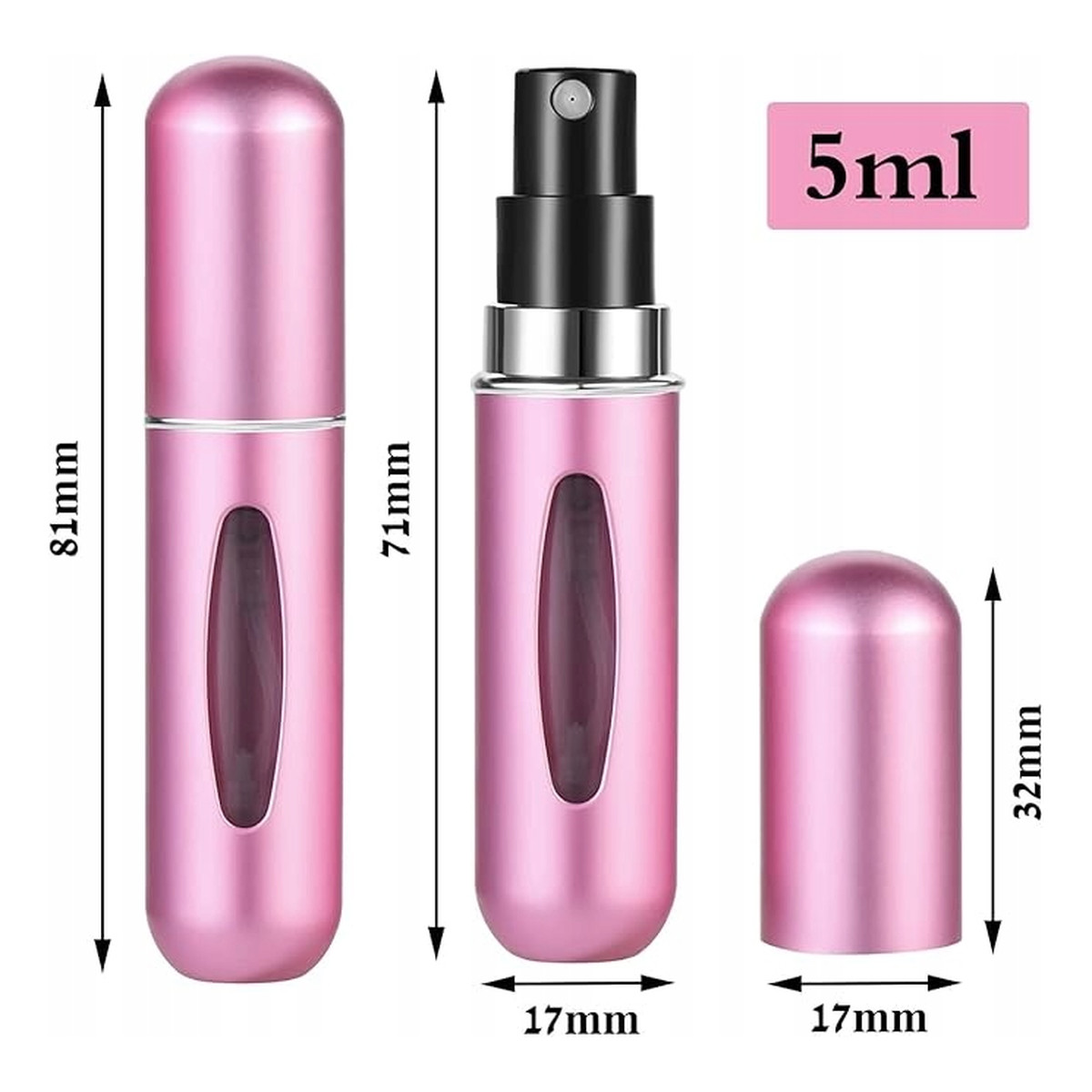 Ecarla Atomizer na perfumy AK03 2szt 5ml