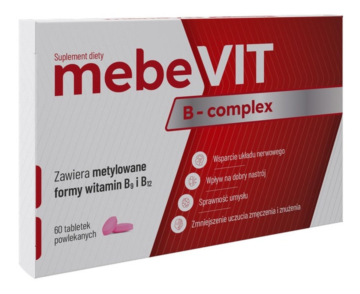 B-complex suplement diety 60 tabletek powlekanych