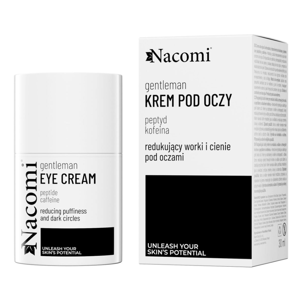 Nacomi Gentleman Krem matujący + Krem nawilżający spf 50 + Krem rozjaśniający pod oczy