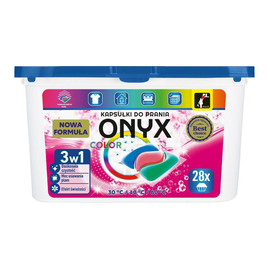 Kapsułki do prania 28 prań 3w1 Kolor