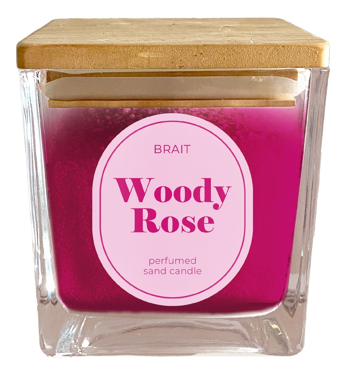 Świeca piaskowa Woody Rose