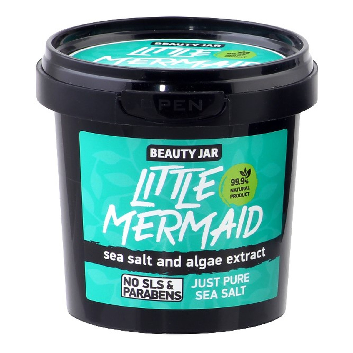 Beauty Jar LITTLE MERMAID Krystaliczna sól morska ekstrakt z alg 150g