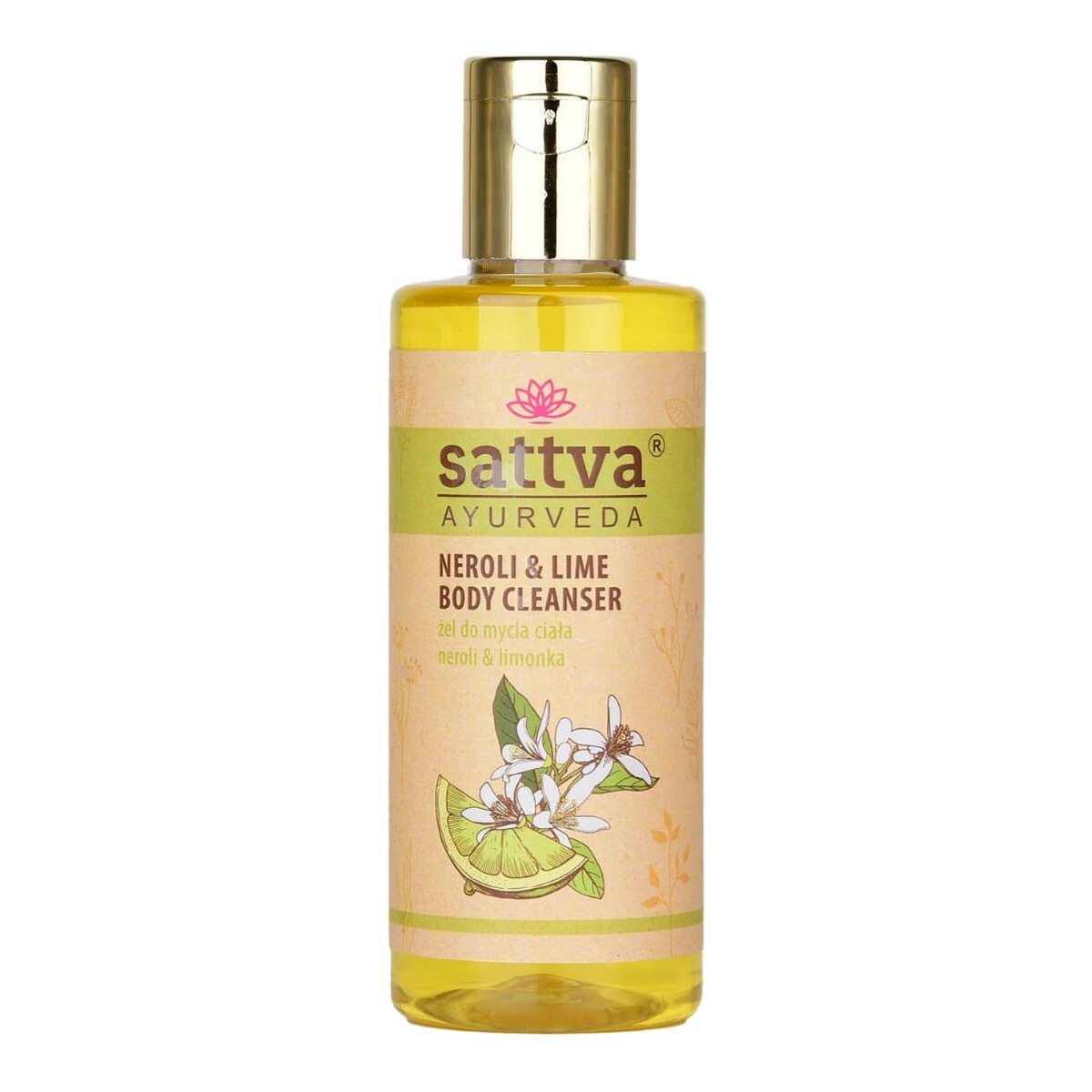 Sattva Body Cleanser Żel do mycia ciała neroli lime 210ml