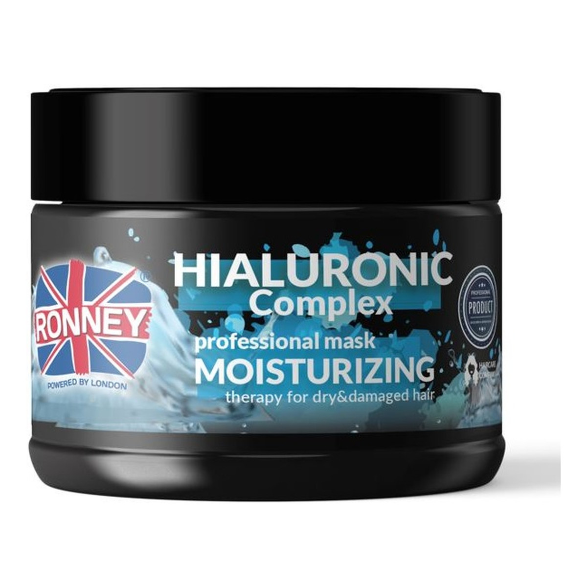Ronney Hialuronic complex professional mask moisturizing nawilżająca maska do włosów suchych i zniszczonych 300ml