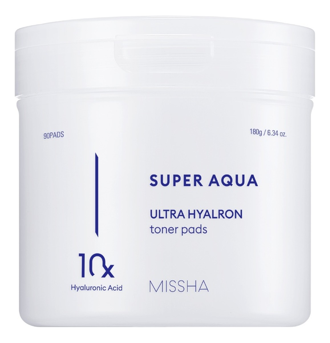 Super aqua ultra hyalron toner pads tonizujące płatki do twarzy 90szt