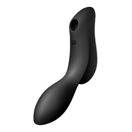 Curvy Trinity 2 Air Pulse Vibrator stymulator łechtaczki z wibracjami Black