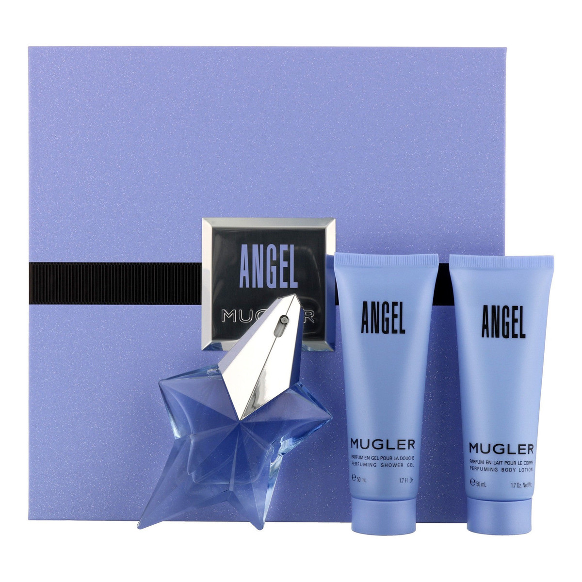 Thierry Mugler Angel zestaw (woda perfumowana spray 25ml + żel pod prysznic 50ml + balsam do ciała 50ml)