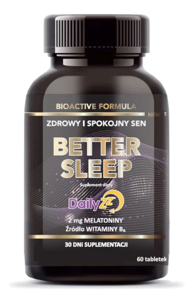 Better sleep suplement diety 60 tabletek