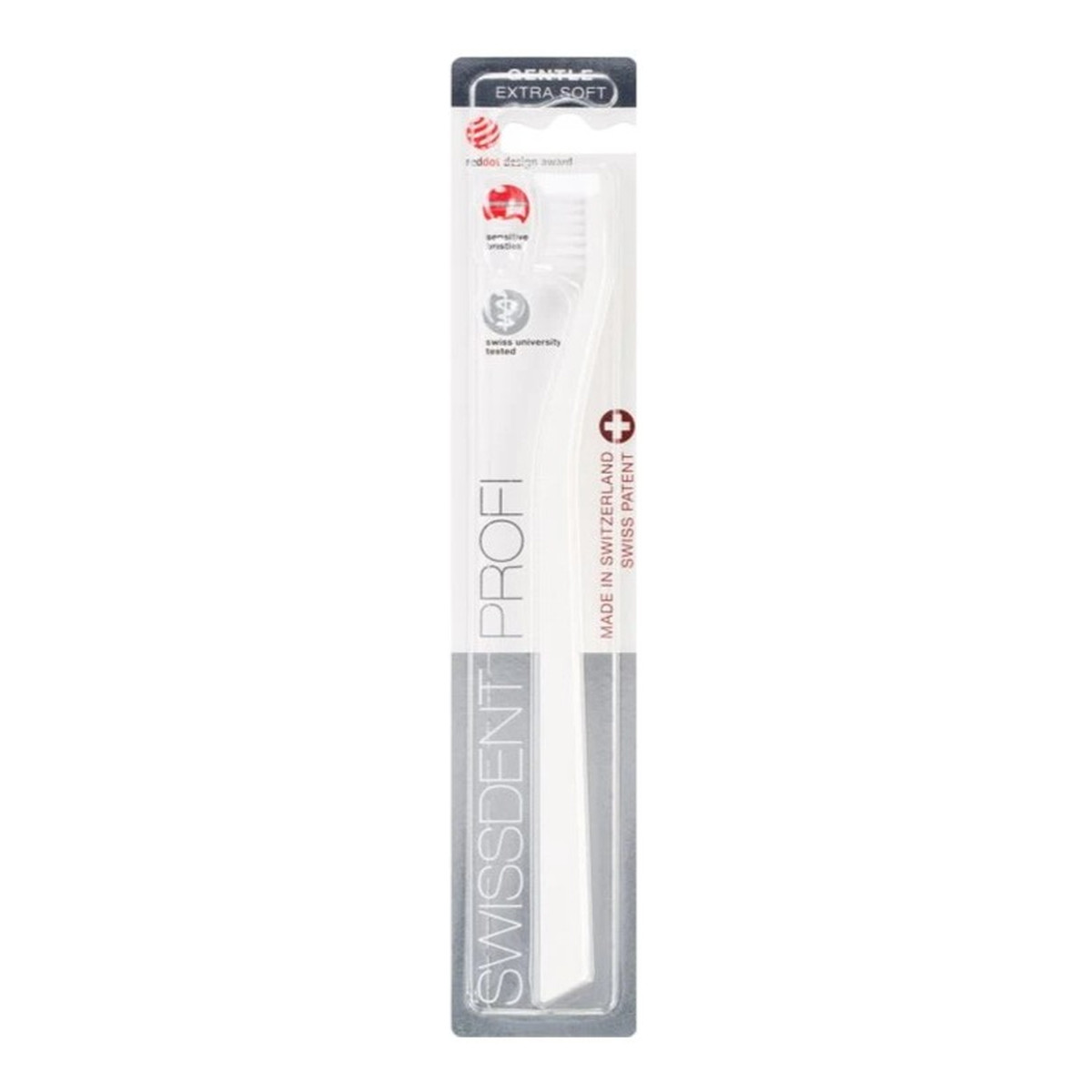 Swissdent Profi Gentle Extra Soft szczoteczka do zębów Biała 1szt