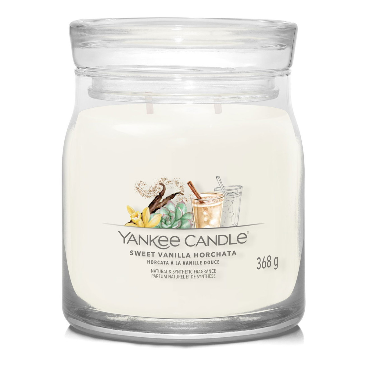Yankee Candle Świeca zapachowa Sweet Vanilla Horchata 368g