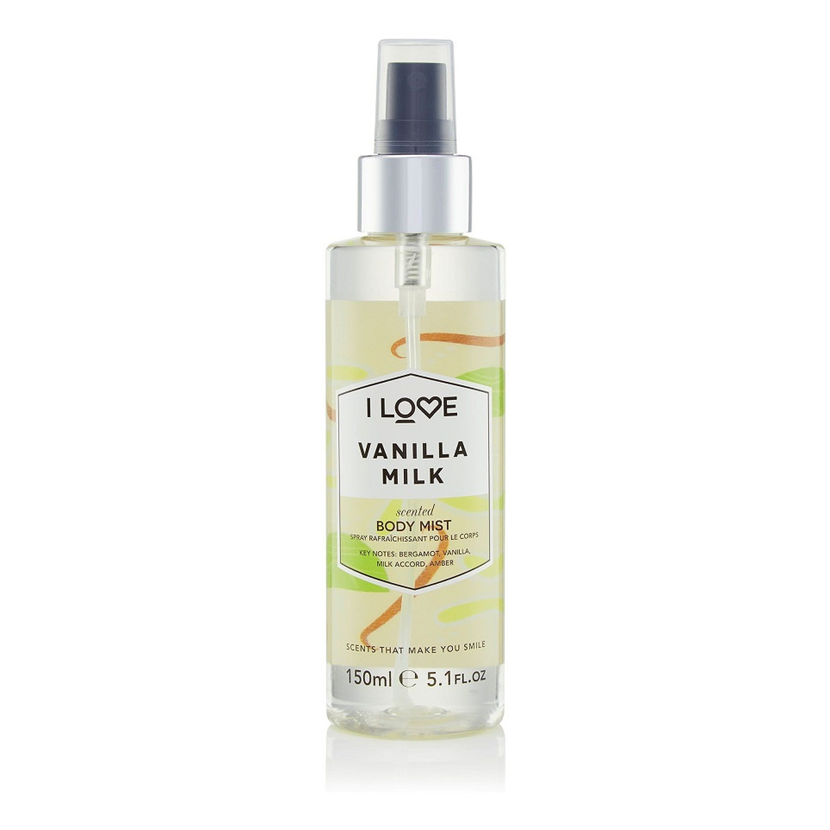 I love Scented Body Mist zapachowa Mgiełka do ciała vanilla milk 150ml