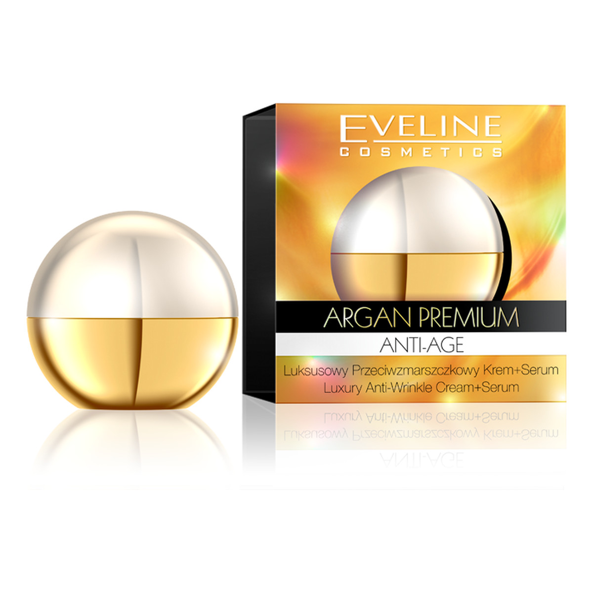 Eveline Argan Premium Anti-Age Luksusowy Przeciwzmarszczkowy Krem-Serum 50ml