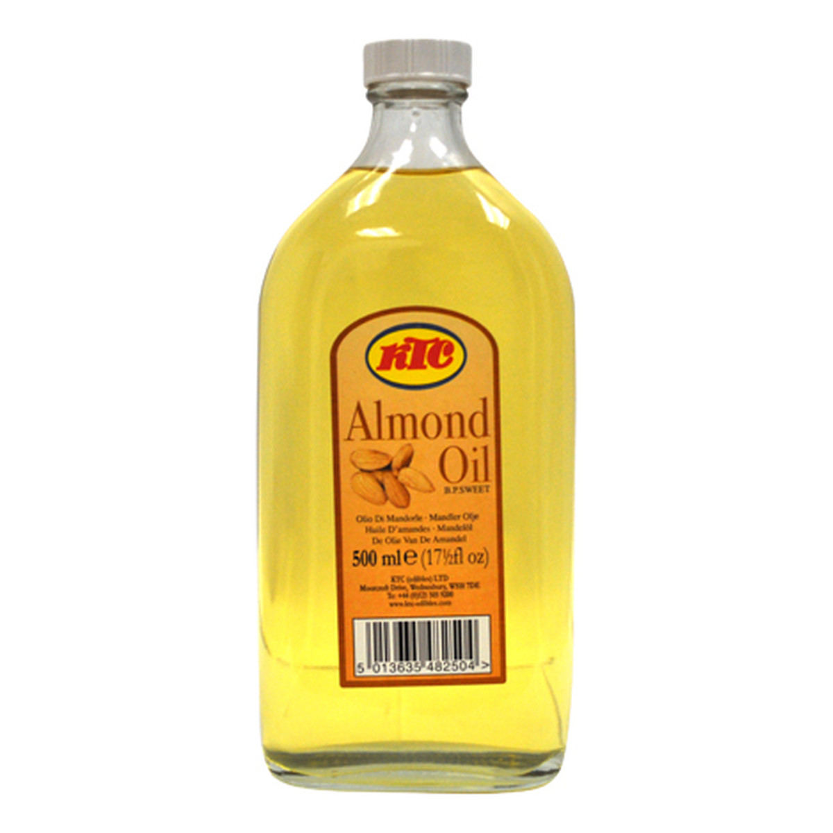 KTC Naturalny Czysty Olej Migdałowy Almond Oil 500ml