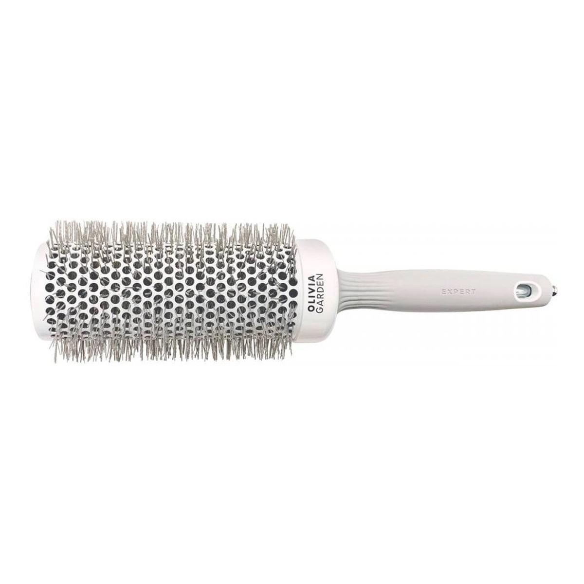 Olivia Garden Expert blowout speed wavy bristles szczotka do suszenia i modelowania włosów white/grey 55mm