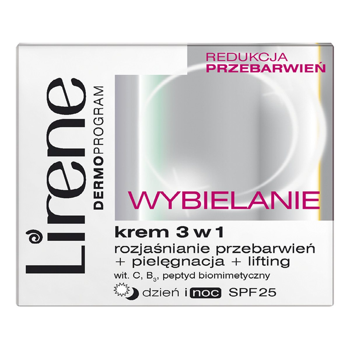 Lirene Wybielanie Krem 3 w 1 Na Dzień i Noc SPF25 50ml
