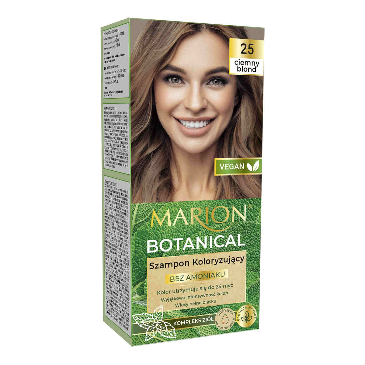 Marion Botanical Vegan Szampon koloryzujący bez amoniaku do 24 myć