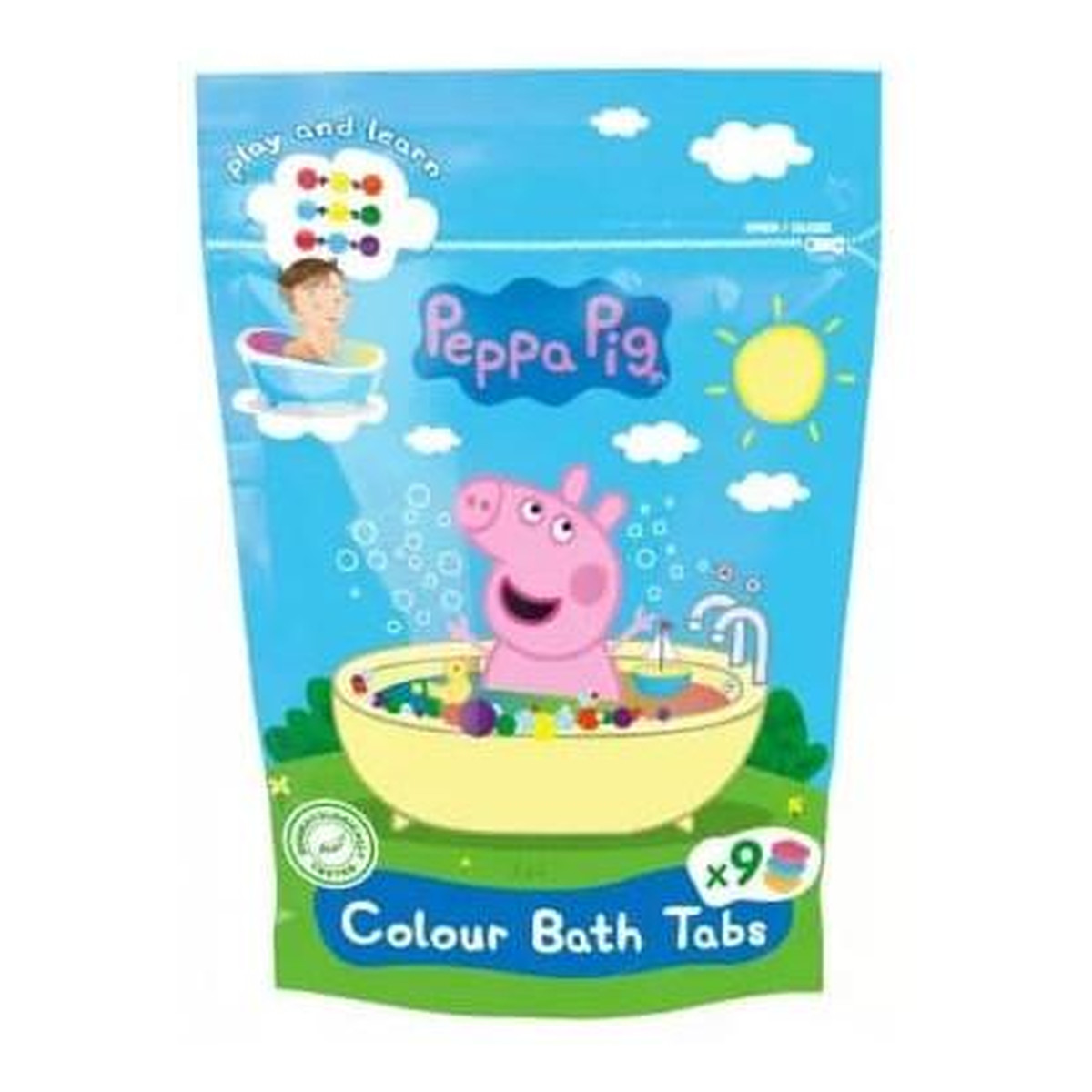 Air Val Świnka Peppa barwinki koloryzujące do kąpieli 144g