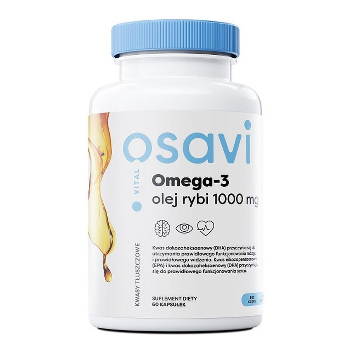 Osavi Omega-3 Olej Rybi suplement diety 1000mg