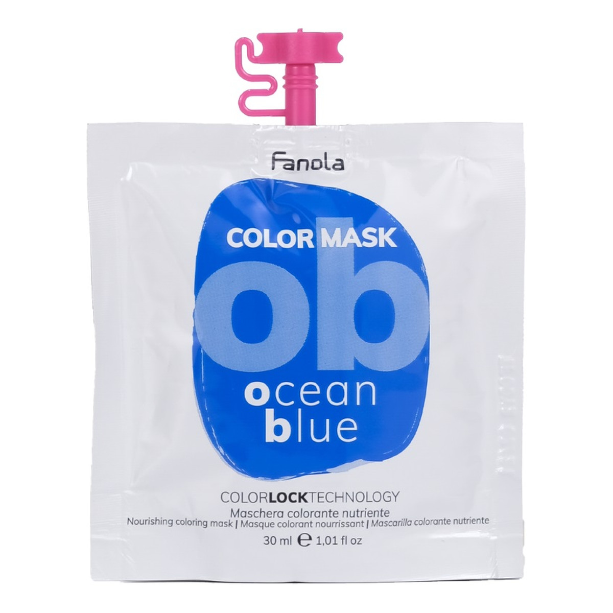 Fanola Color mask maska koloryzująca do włosów ocean blue 30ml