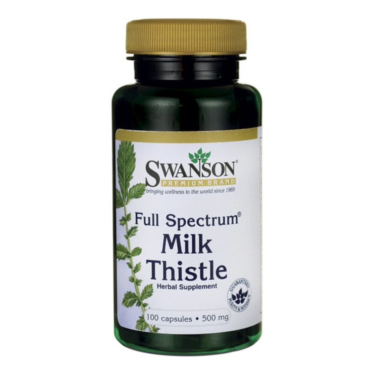 Swanson FS Milk Thistle 500mg suplement diety 100 kapsułek