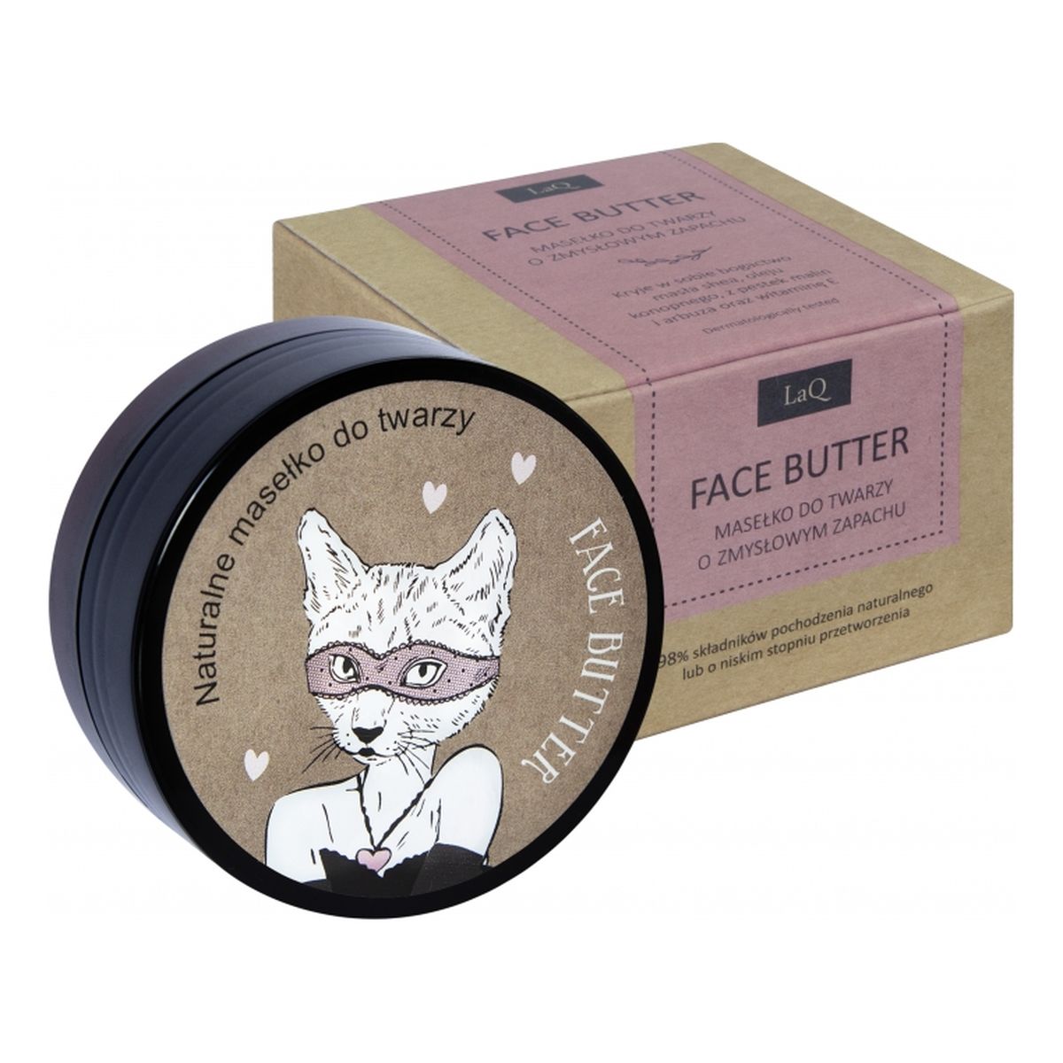 Laq Face Butter naturalne masełko do twarzy Kocica 50ml
