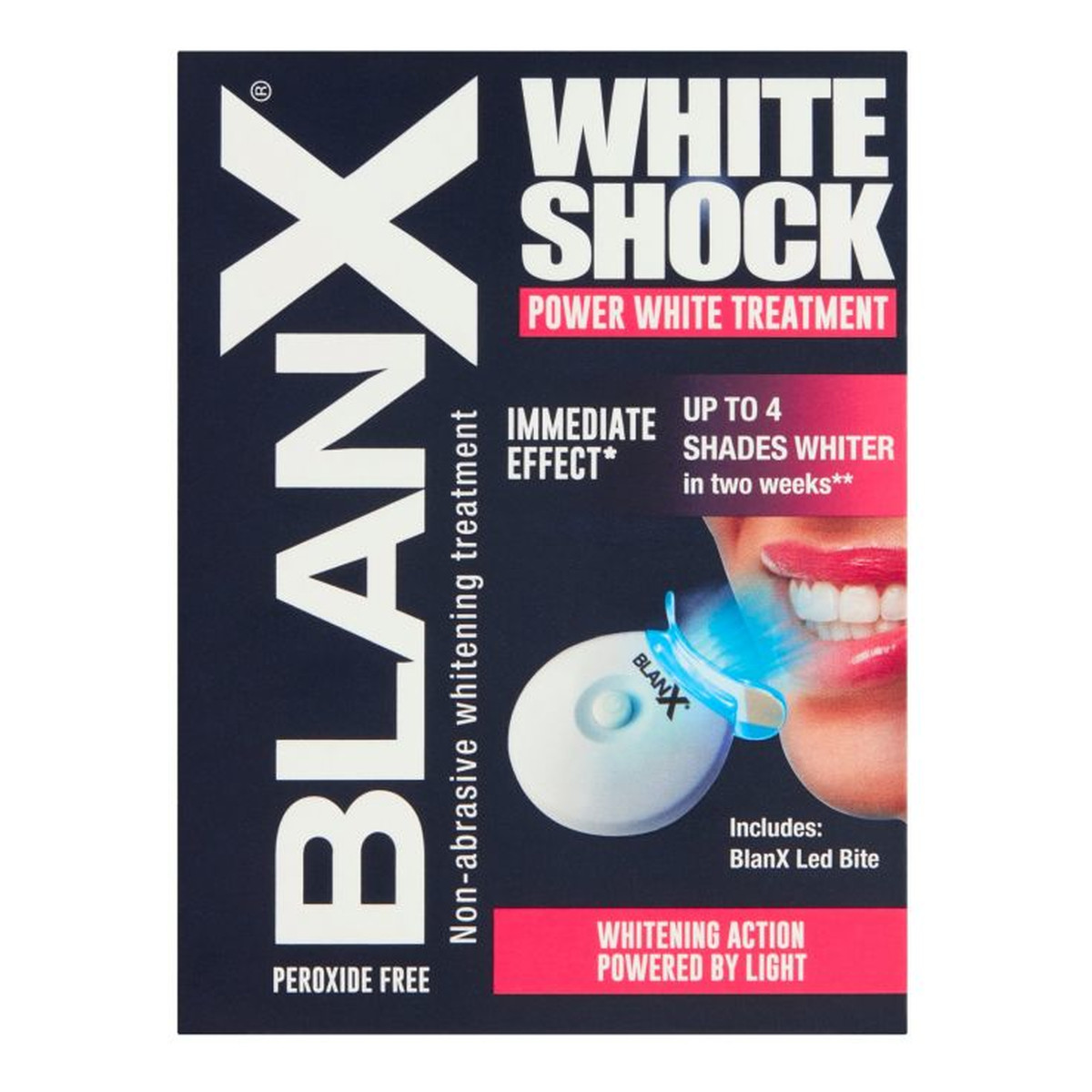 BlanX White Shock Intensywny System wybielający zęby (pasta +lampka led) 50ml