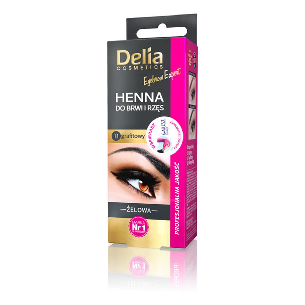 Delia Henna Henna Do Brwi Żelowa