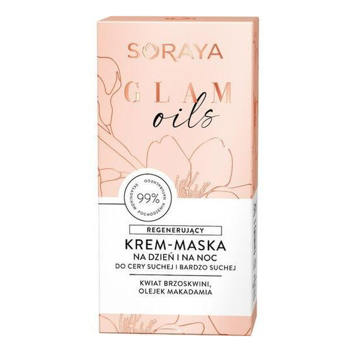 Soraya Glam Oils Regenerujący krem-maska na dzień i na noc 50ml