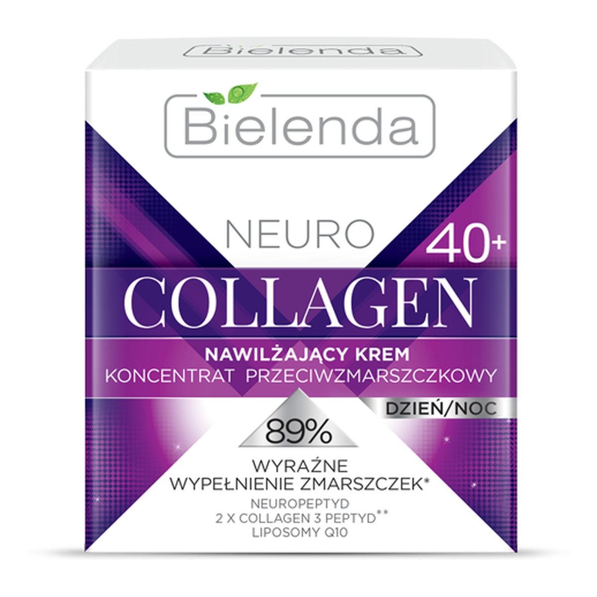 Bielenda Neuro Collagen Nawilżający Krem – Koncentrat Przeciwzmarszczkowy 40+ Dzień/Noc 50ml