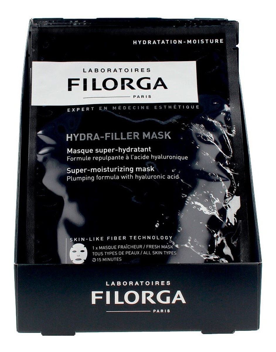 Hydra-filler super moisturizing mask nawilżająca maska w płachcie 12szt.