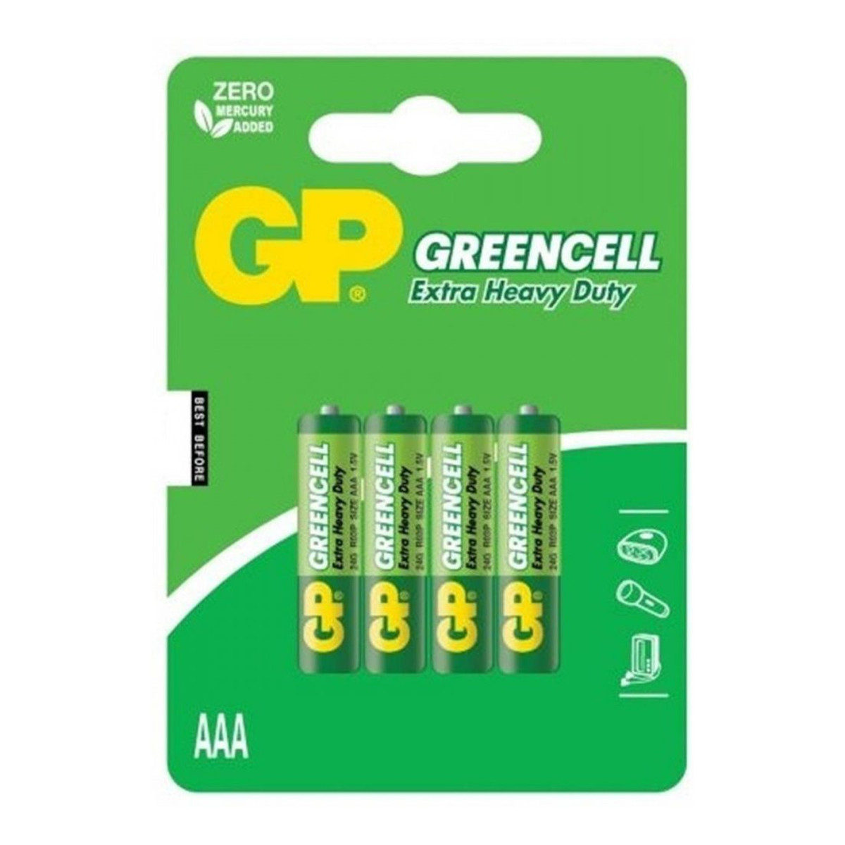 GP Battery Greencell Bateria cynkowo - chlorkowa AAA R03 (4)
