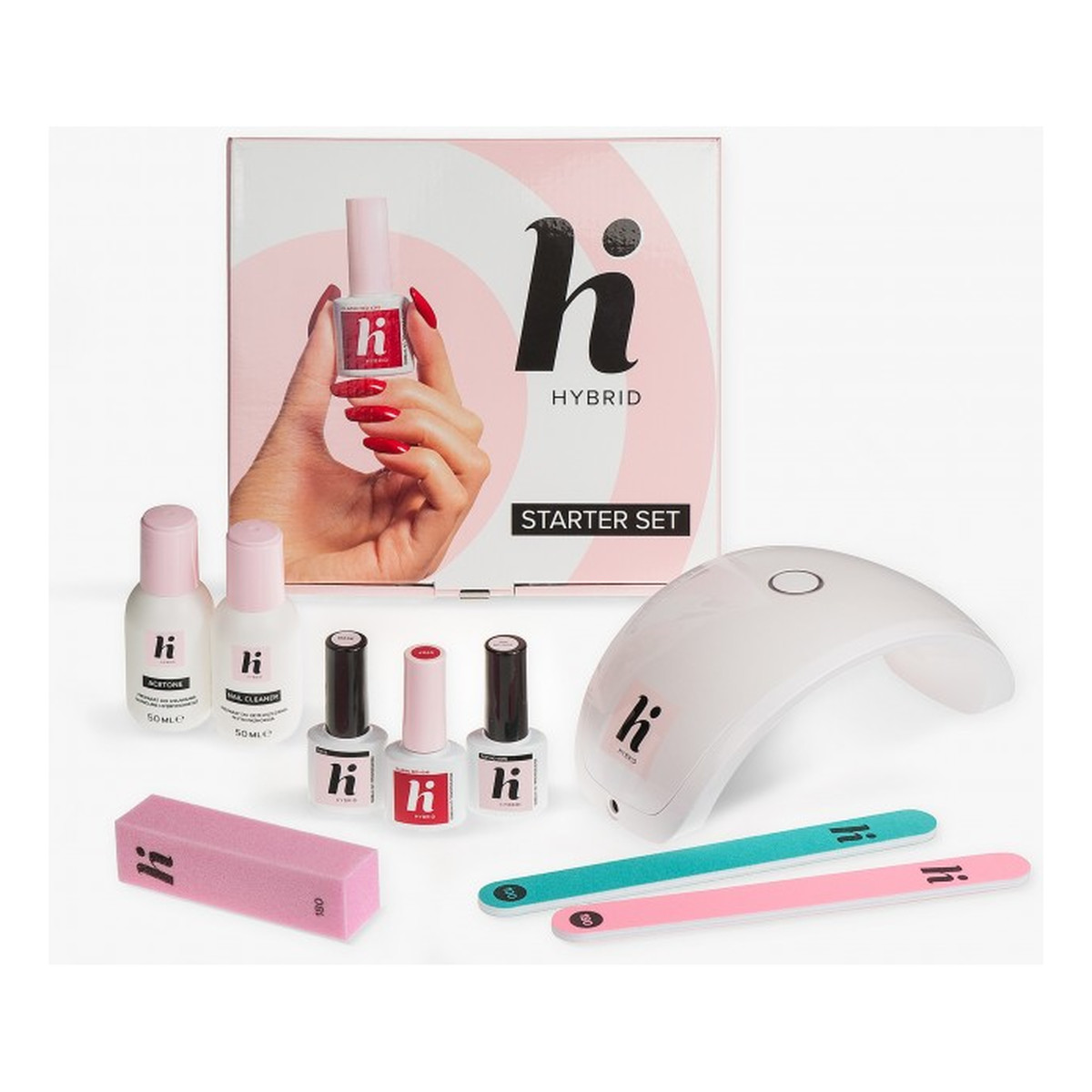Hi Hybrid Zestaw Startowy Do Manicure Hybrydowego