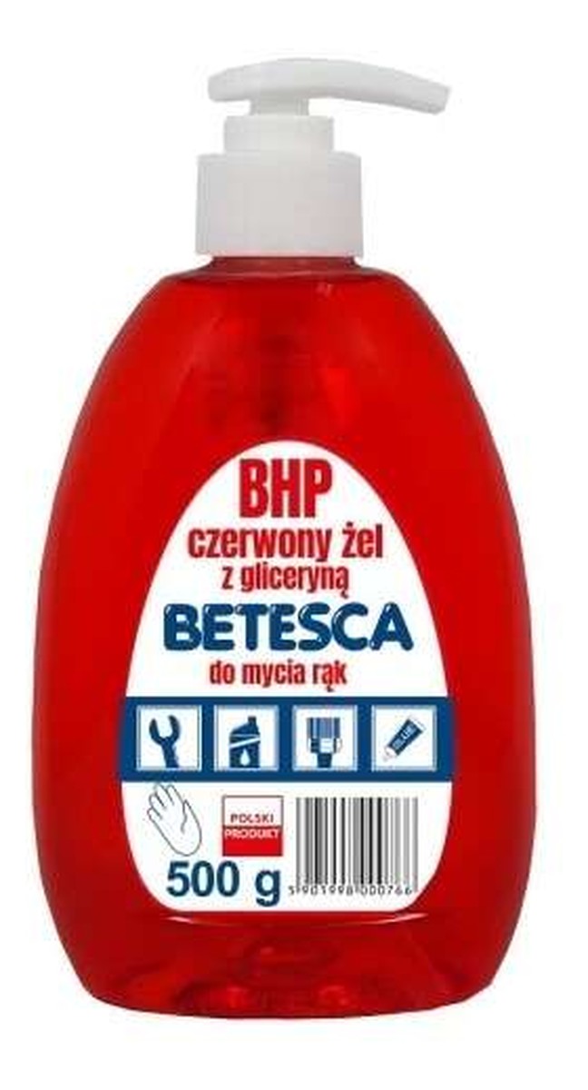 Czerwony Żel BHP z Gliceryną