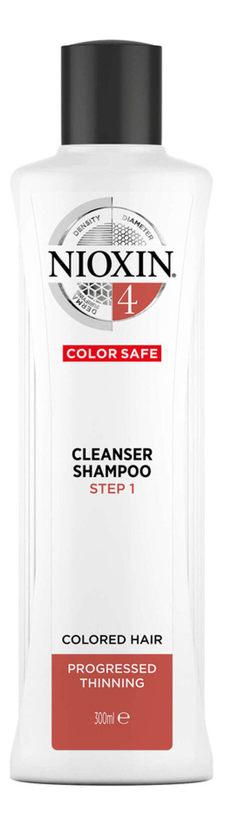 System 4 cleanser shampoo oczyszczający szampon do włosów farbowanych znacznie przerzedzonych