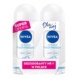 Deo roll-on_duo damski fresh natural 2x50ml