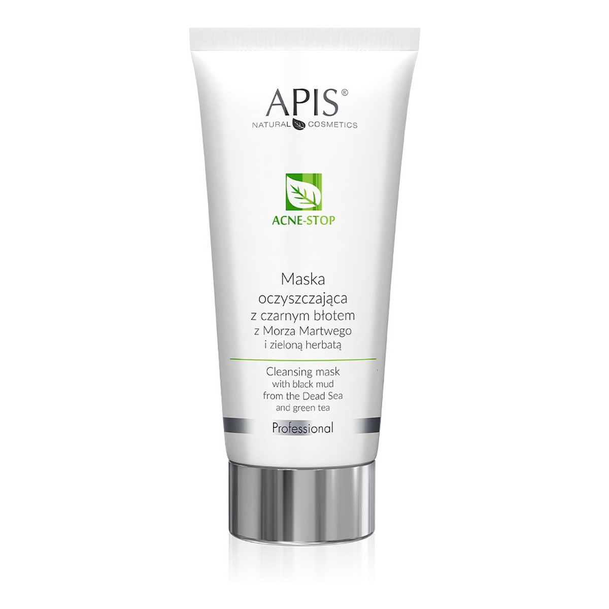 Apis Acne-Stop Cleansing Mask Maska oczyszczająca z czarnym błotem z Morza Martwego i Zieloną Herbatą 200ml