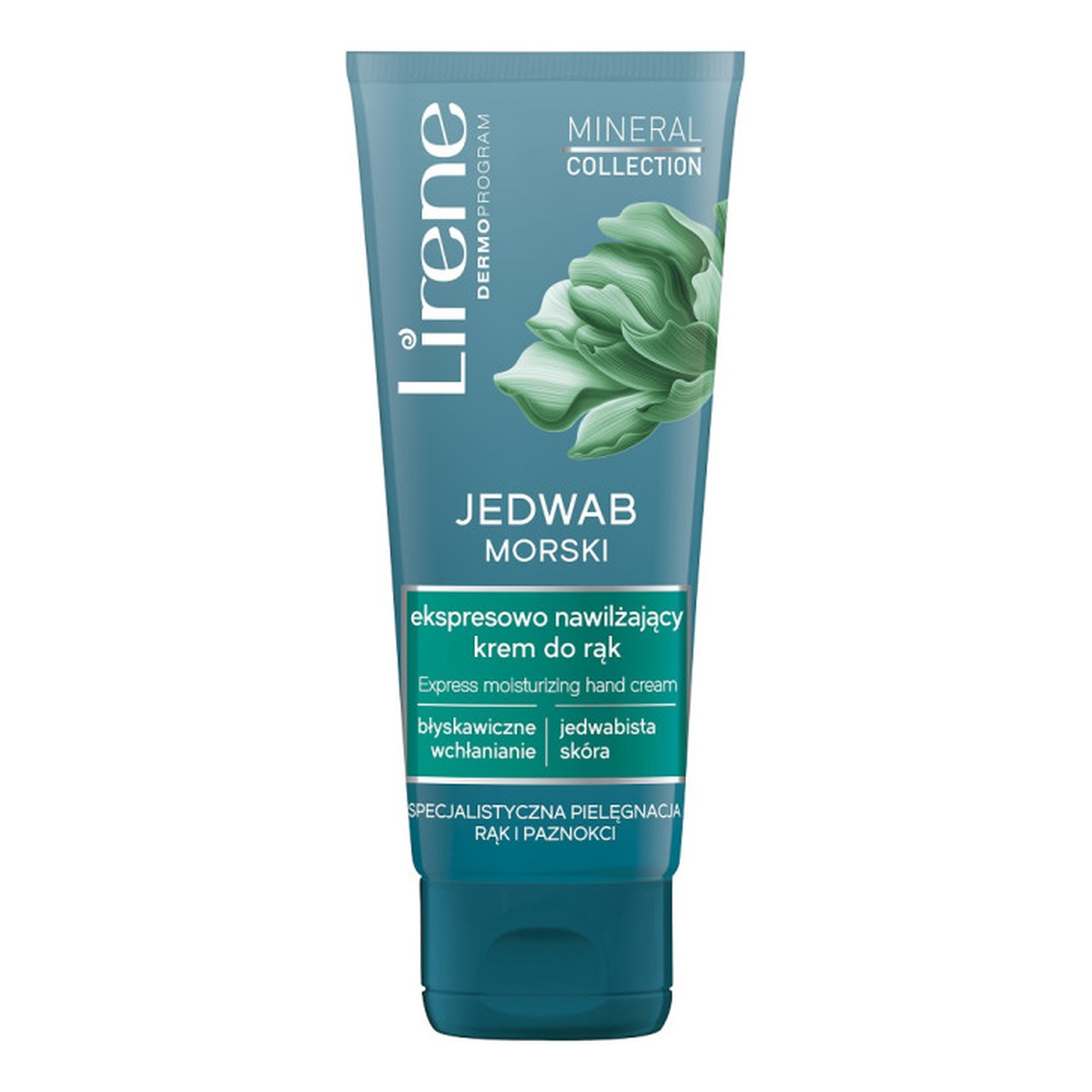 Lirene Mineral Collection Jedwab morski Ekspresowo nawilżający krem do rąk 75ml